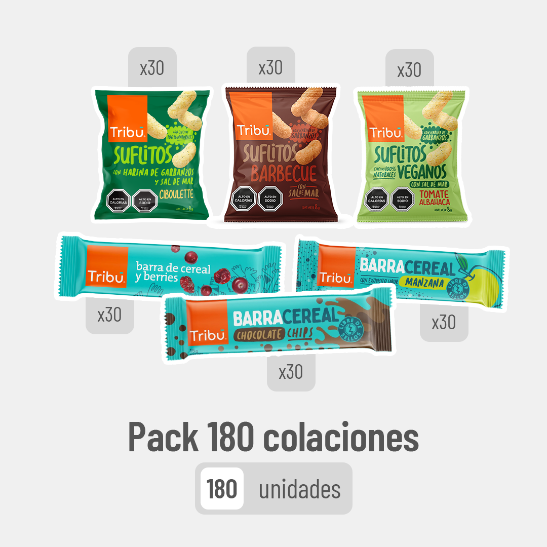 Pack 180 colaciones