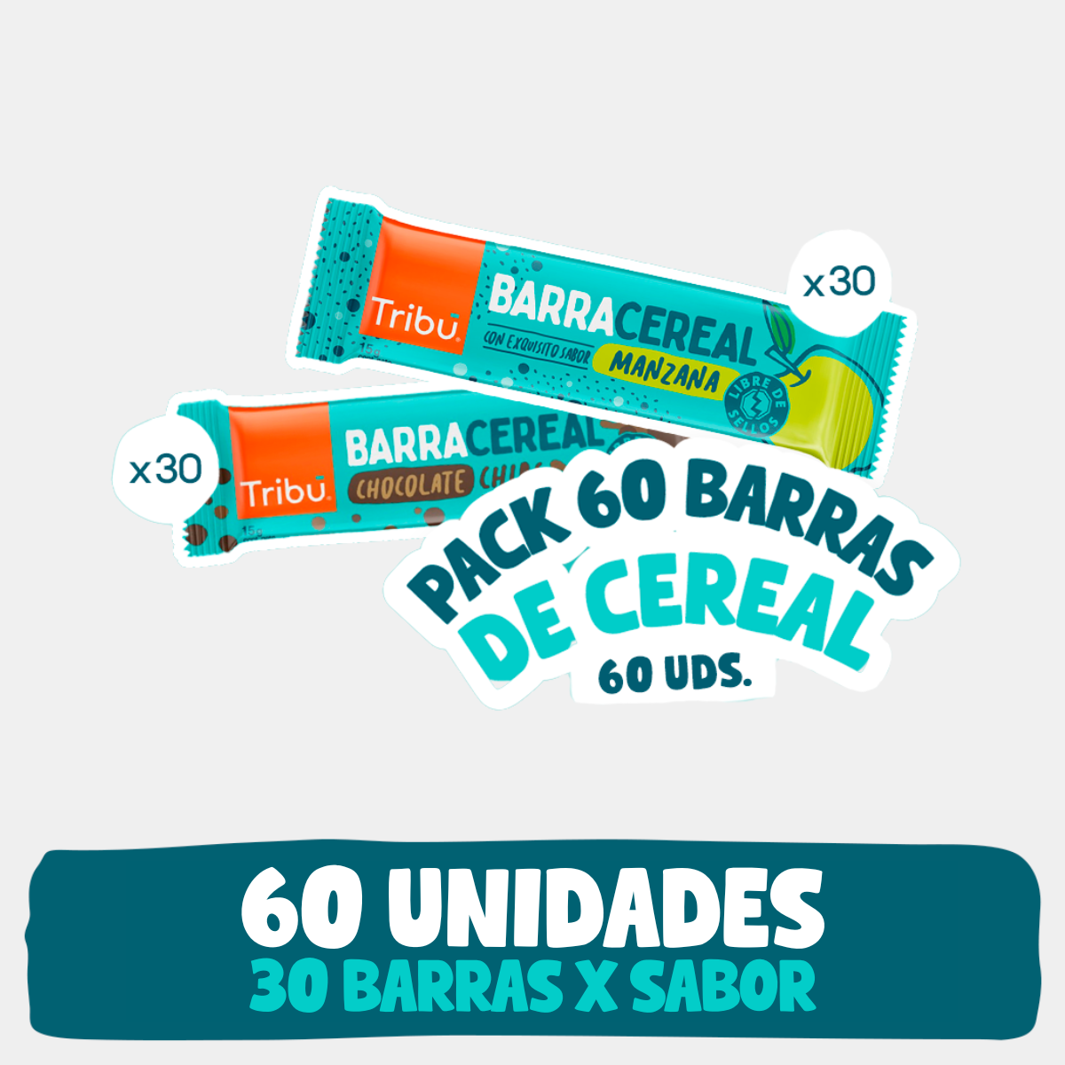 Pack 60 Barras de Cereal