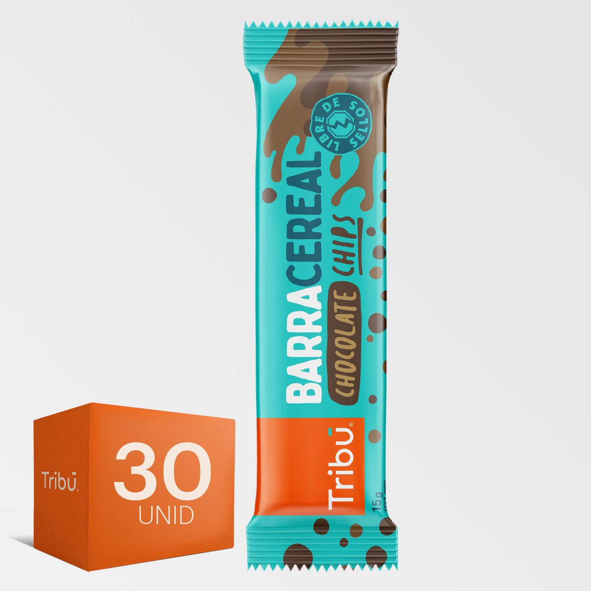 BARRA CEREAL CHOCOLATE TRIBÚ 20 GRS (30 UNIDADES)