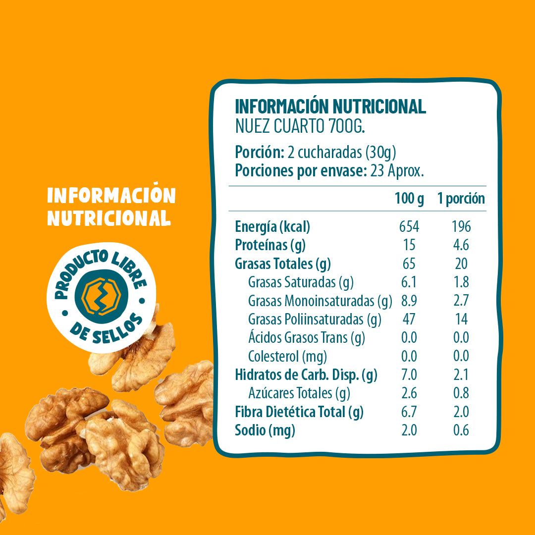 Nuez Cuarto 700g
