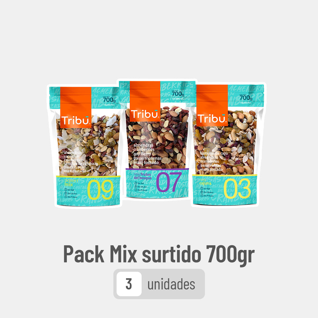 Pack Mix Surtido 700g (3 unidades)