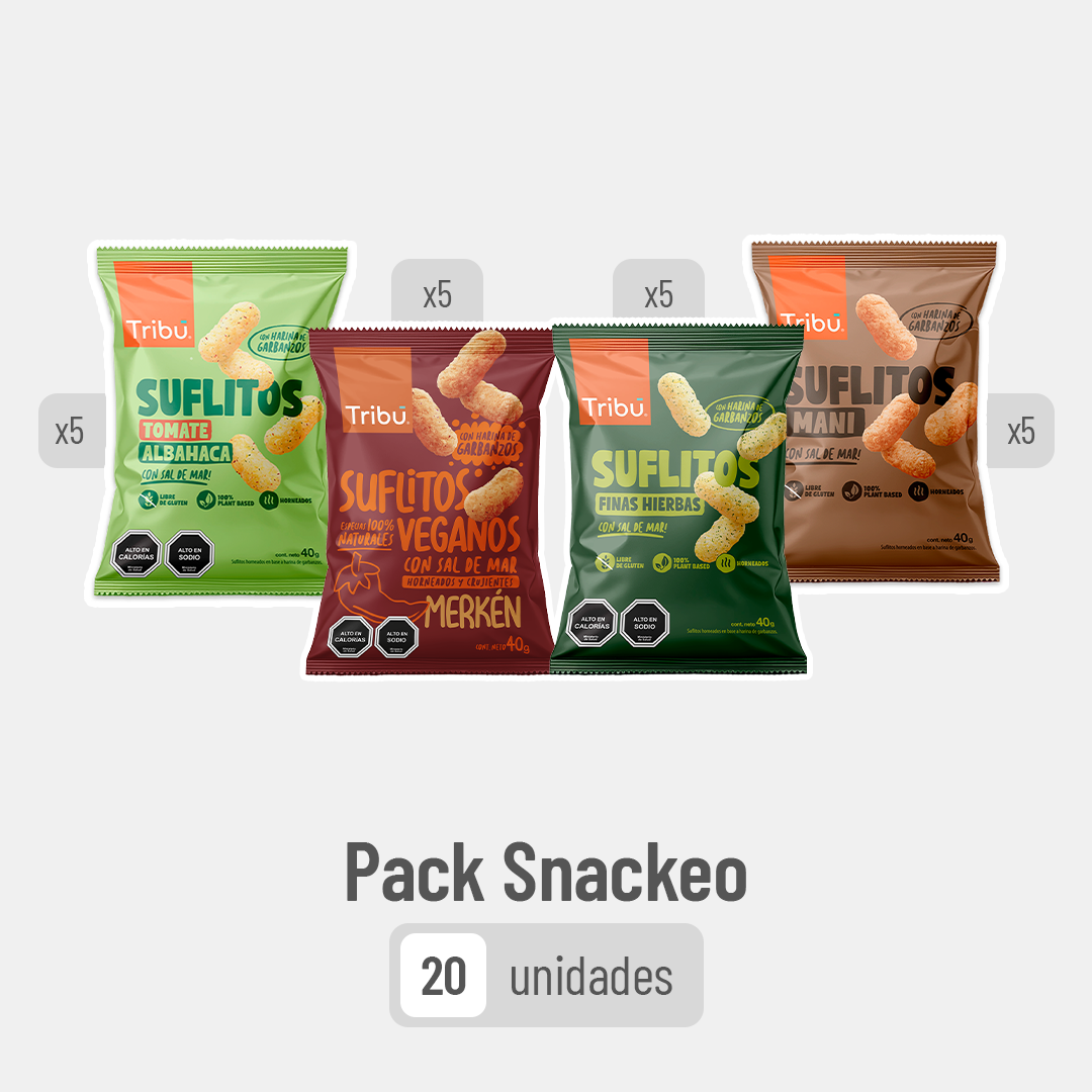 Pack snackeo (20 unidades)