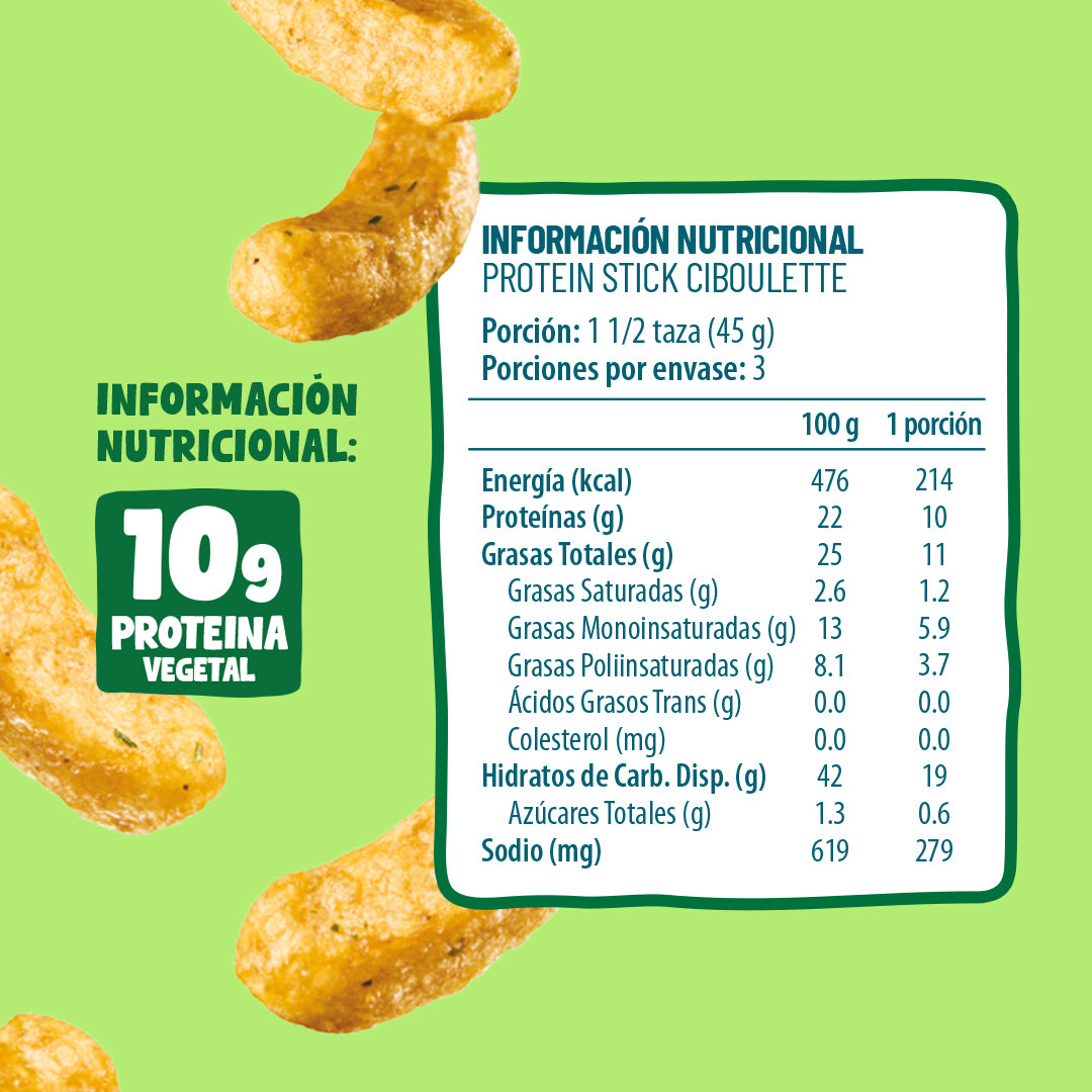 Protein Sticks Ciboulette 140g (Tamaño XL)