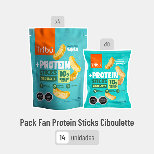 Pack Fan Protein Sticks Ciboulette (14 uds.)