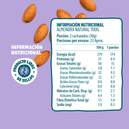 Almendra Natural 700g
