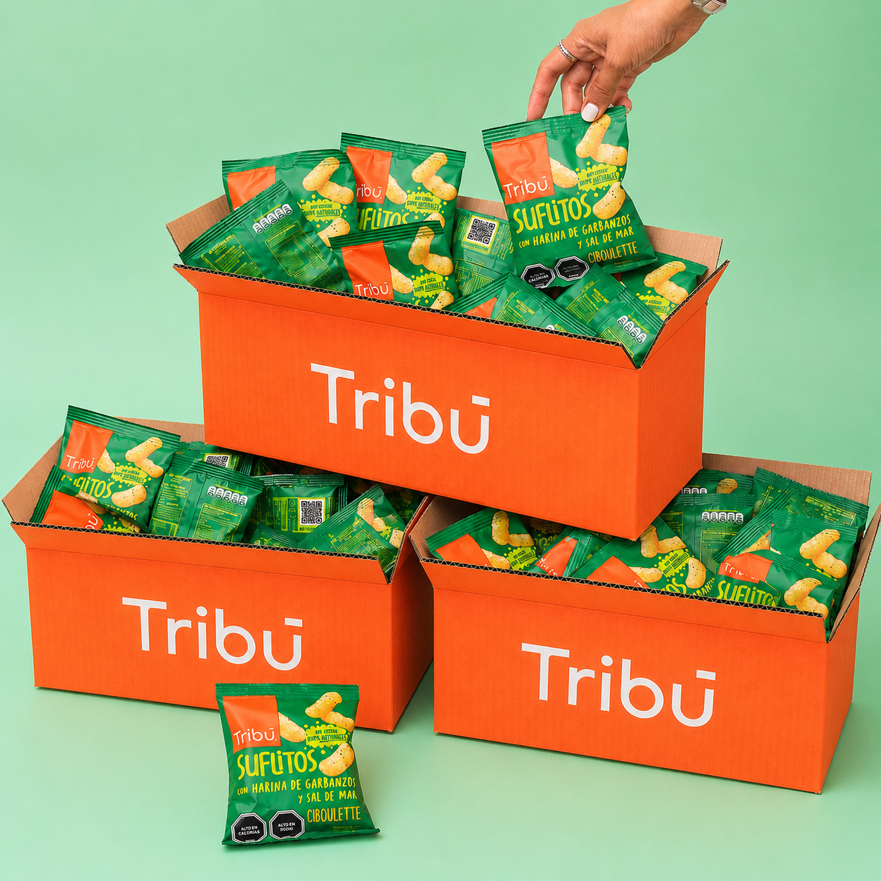 Pack 3x2 Suflitos Ciboulette 8g (90 unidades)