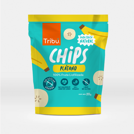 CHIPS DE PLÁTANO 20GR LIOFILIZADA (1 UNIDAD)