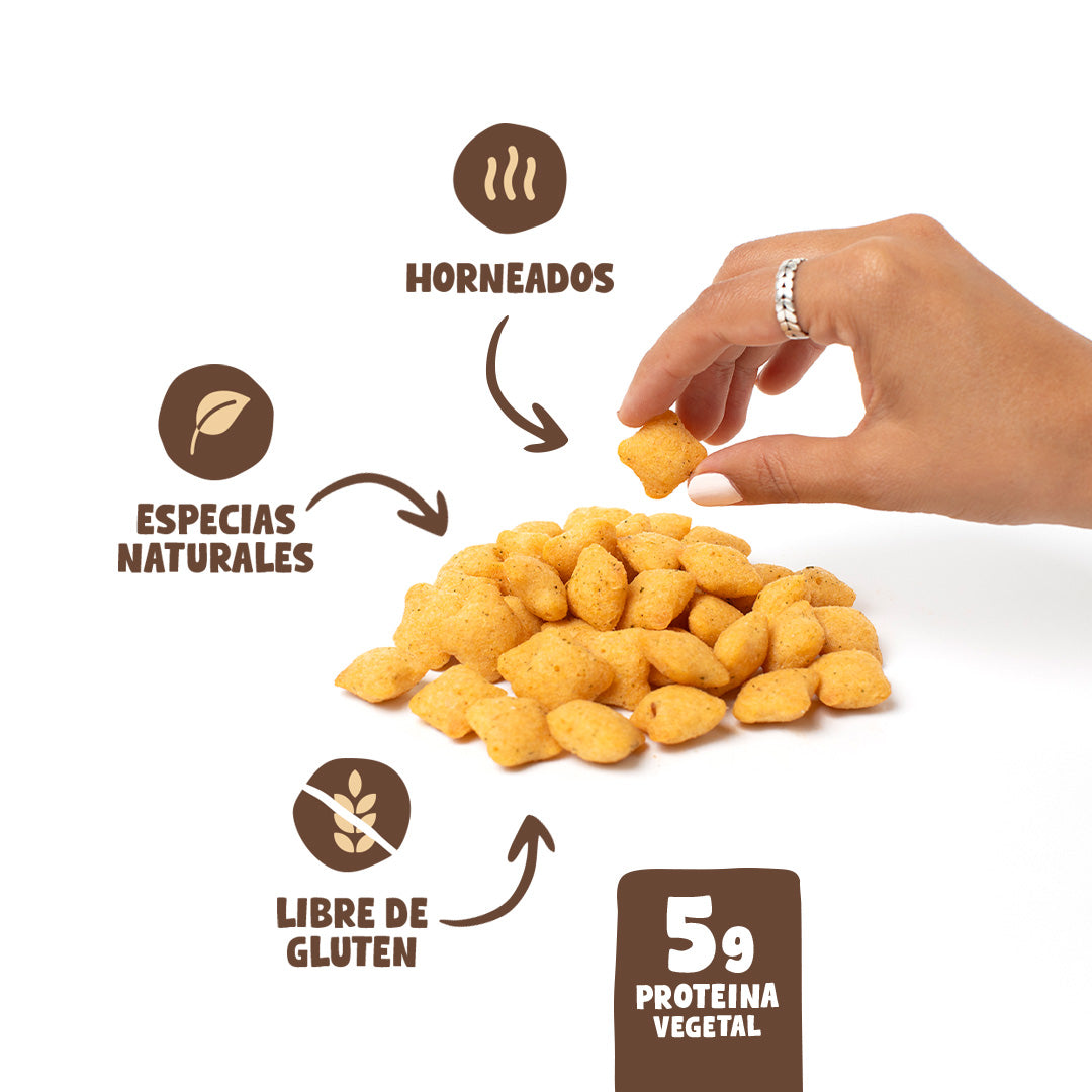 Crutones Protein Mediterráneo 80g (3 Unidades)