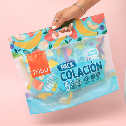 PACK COLACION 5 SNACK CHIPS LIOFILIZADA