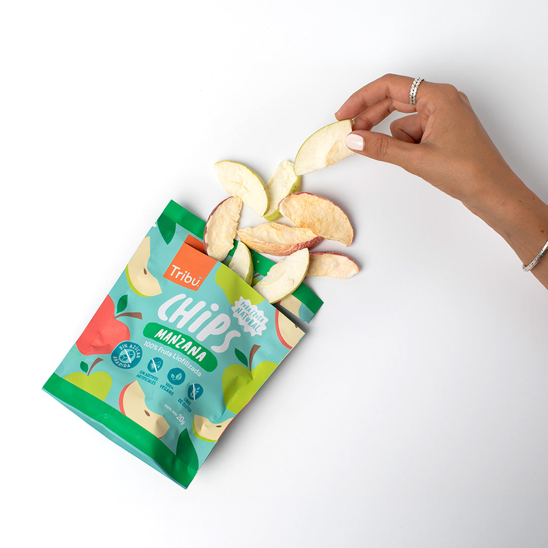 Chips Liofilizadas Manzana 20g Liofilizada (4 Unidades)
