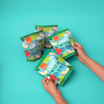 Chips Liofilizadas Manzana 20g Liofilizada (4 Unidades)