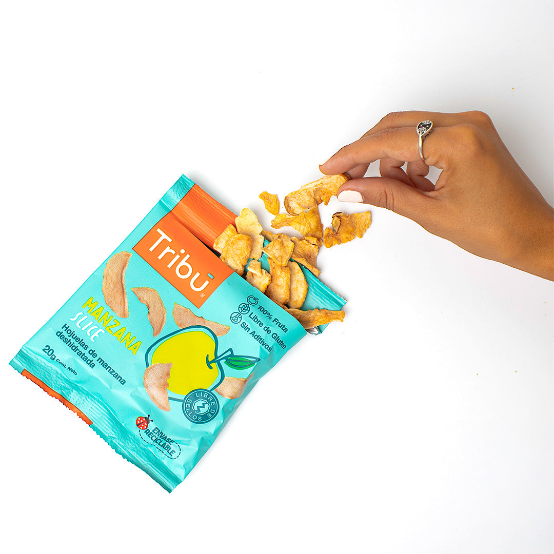 Manzana Slice Deshidratada 20g (10 Unidades)