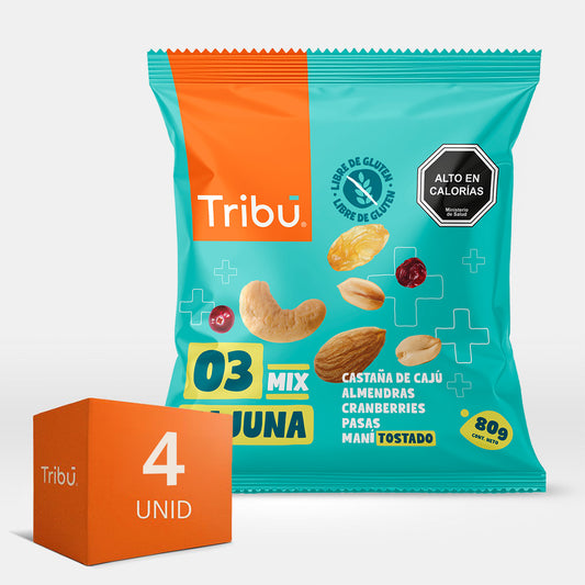 Mix Cajuna 80g (4 Unidades)