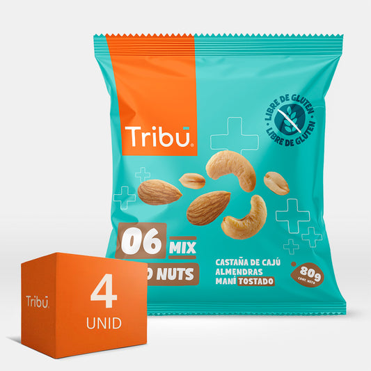 Mix Puro Nuts 80g (4 Unidades)