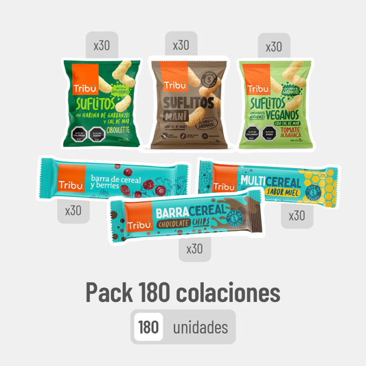 Pack 180 colaciones