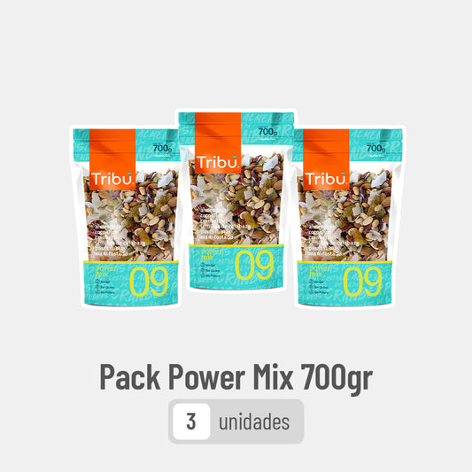 Pack Mix Power Mix 700g (3 unidades)