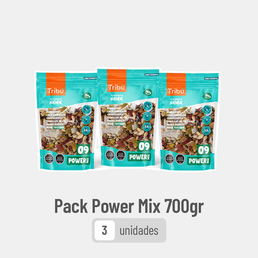 Pack Mix Power Mix 700g (3 unidades)