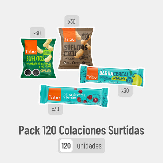 Pack 120 Colaciones Surtidas