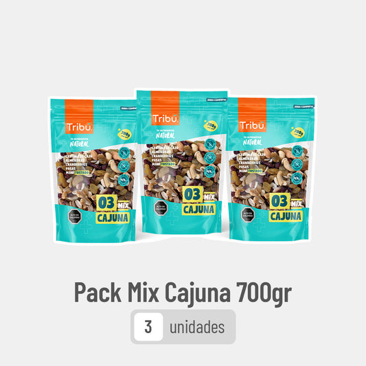 Pack Mix Cajuna 700g (3 unidades)