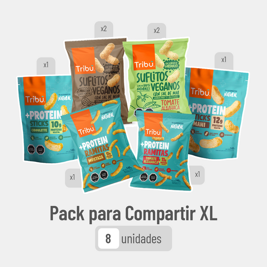 Pack para compartir (8 uds XL)