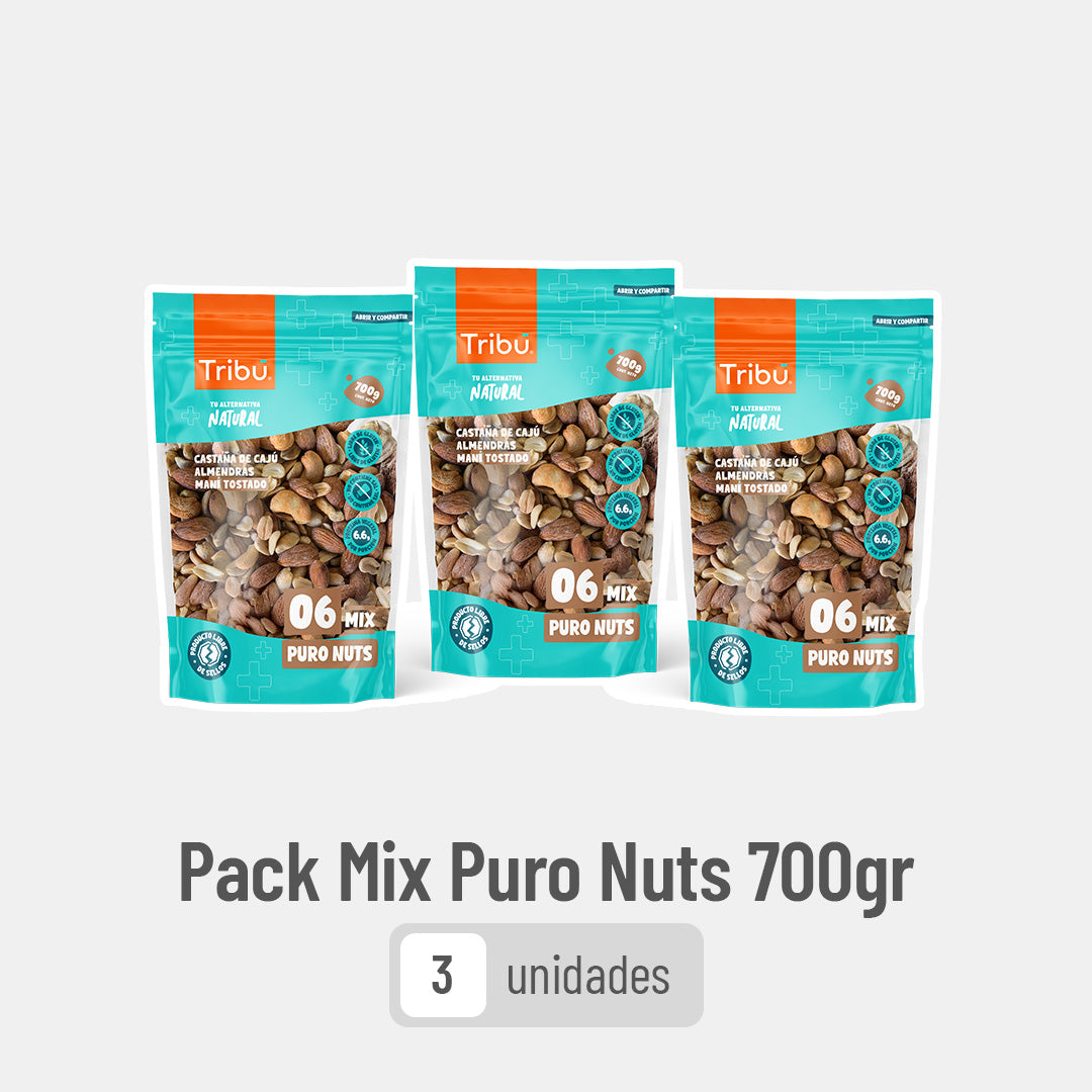 Pack Mix Puro Nuts 700g (3 unidades)