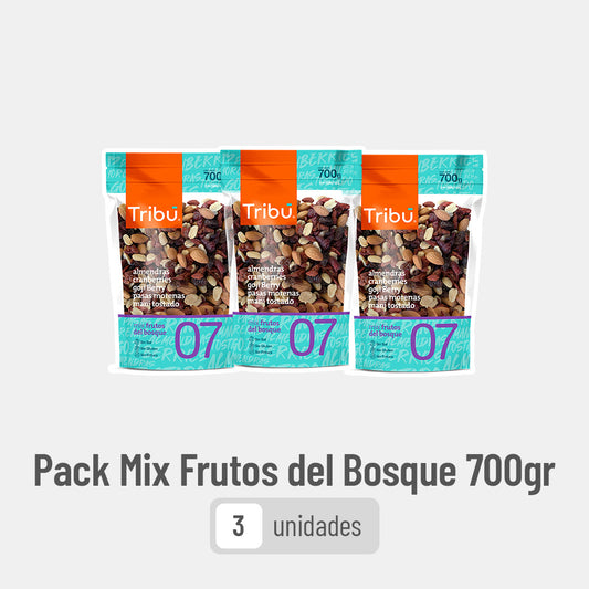 Pack Mix Frutos del Bosque 700g (3 unidades)
