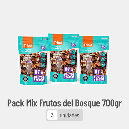 Pack Mix Frutos del Bosque 700g (3 unidades)