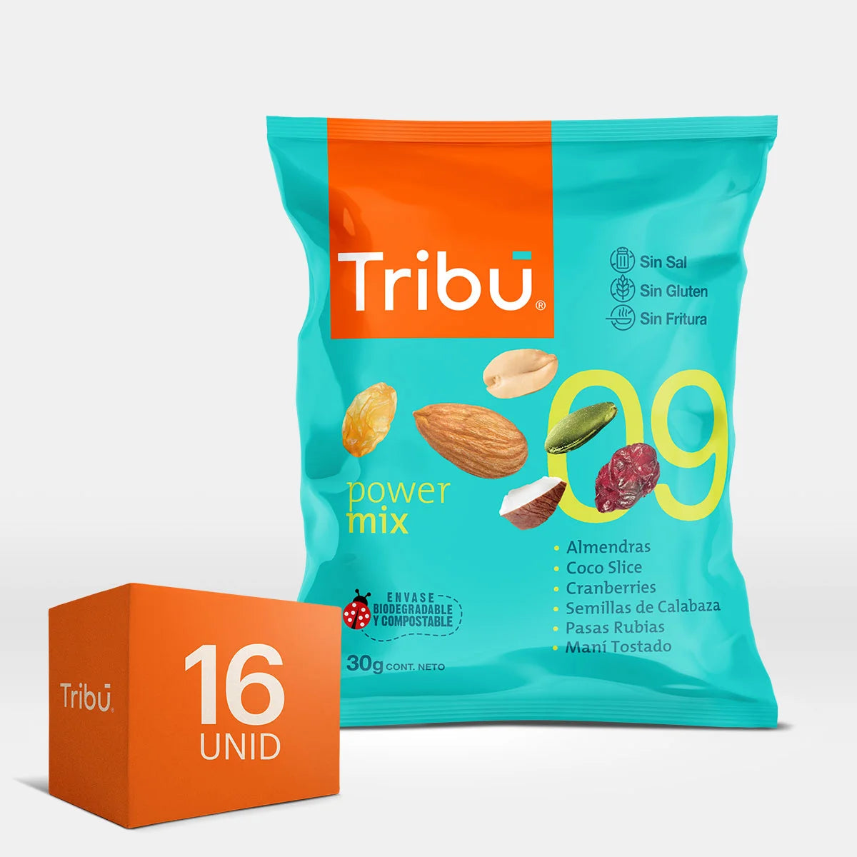 Mix Power Mix 30g (16 Unidades) – Tribú Food