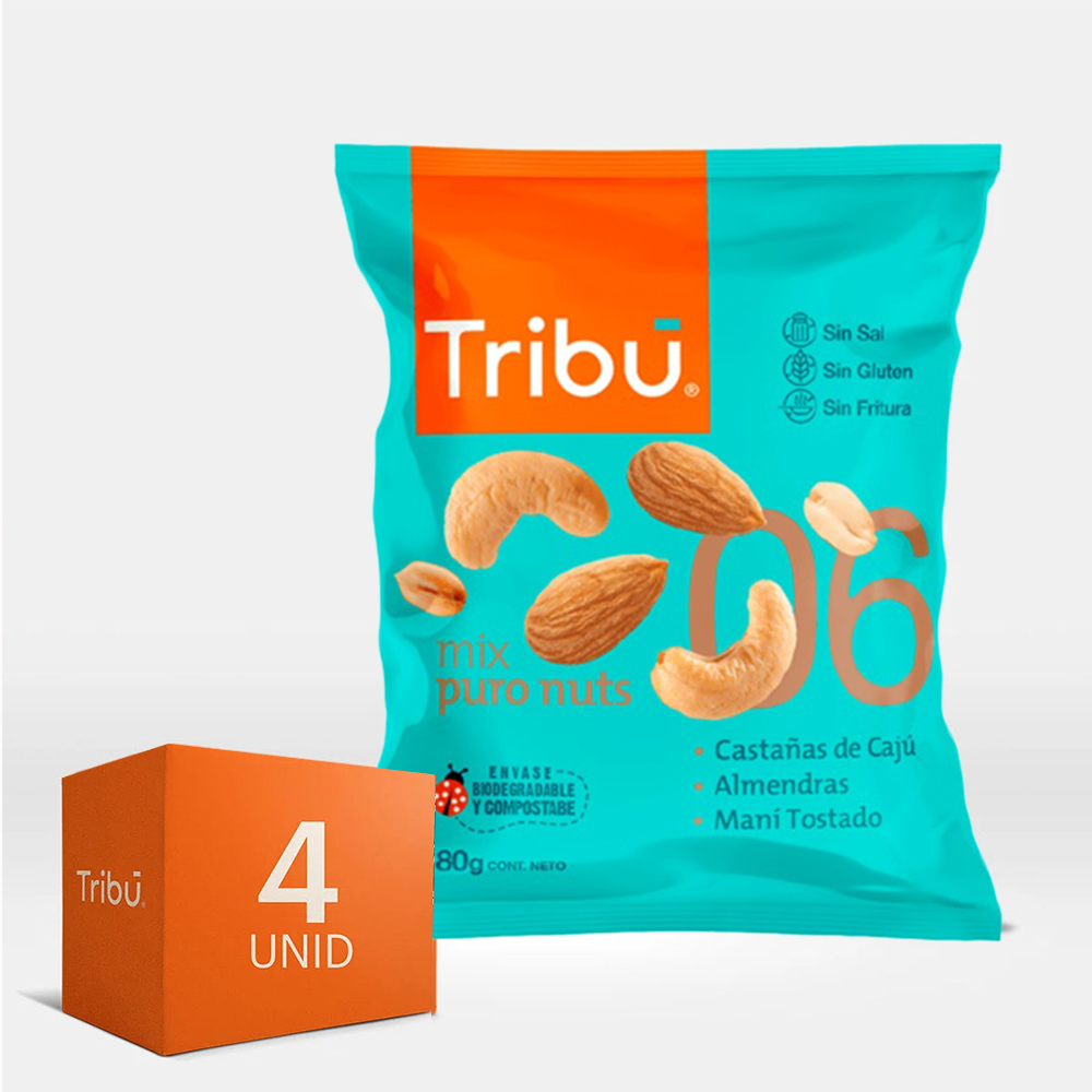 MIX PURO NUTS 80 GRS (4 UNIDADES)