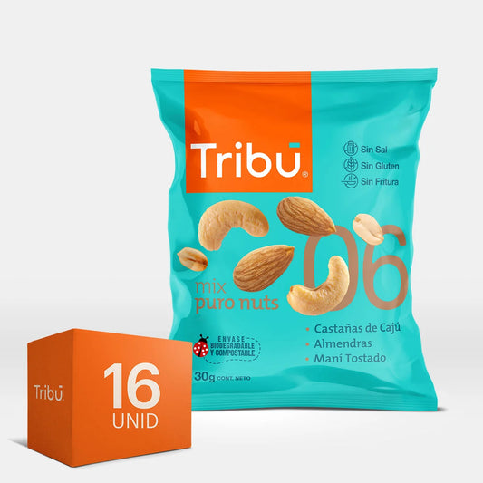 MIX PURO NUTS 30 GRS (16 UNIDADES)