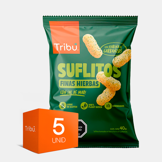 SUFLITOS FINAS HIERBAS 40 GRS (5 UNIDADES)