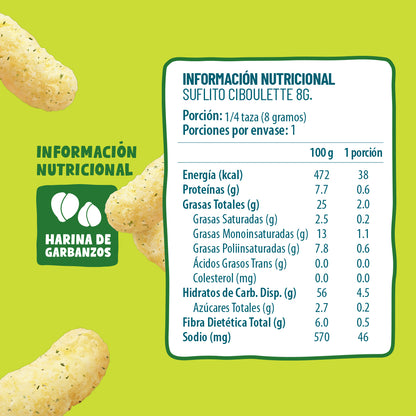 Suflitos Ciboulette 8g (30 Unidades)