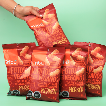 SUFLITOS VEGANOS MERKEN 40GR (5 UNIDADES)