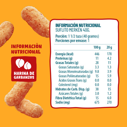 Suflitos Merkén 40g (5 Unidades)