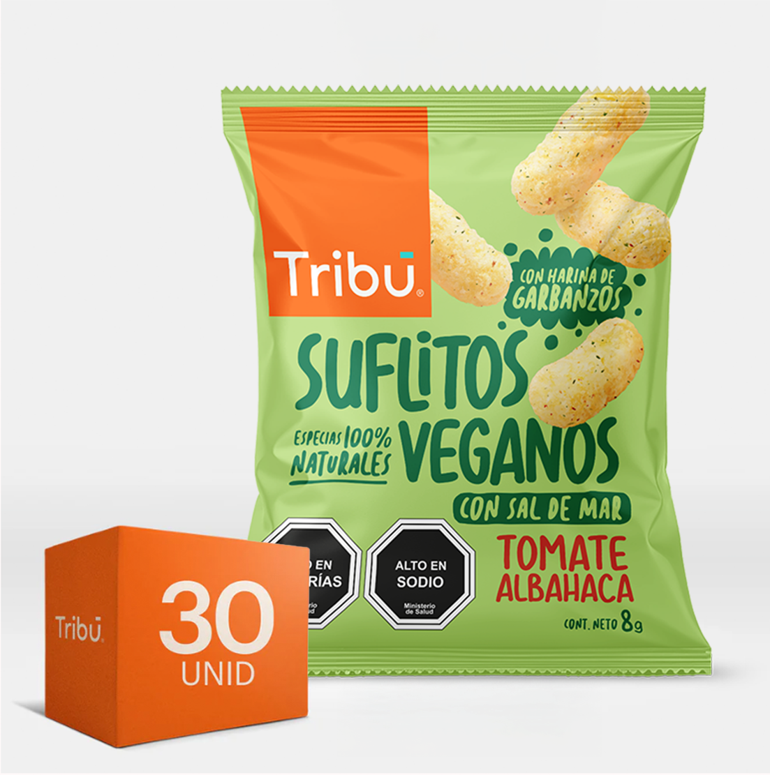 SUFLITOS TOMATE ALBAHACA 8GR (30 UNIDADES)
