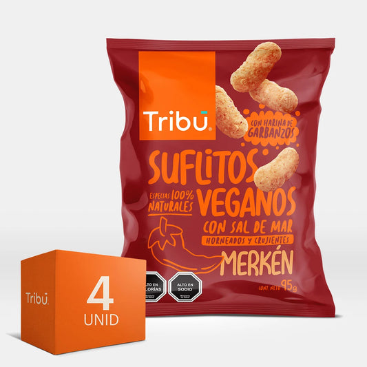 SUFLITOS VEGANOS MERKEN 95GR (4 UNIDADES)