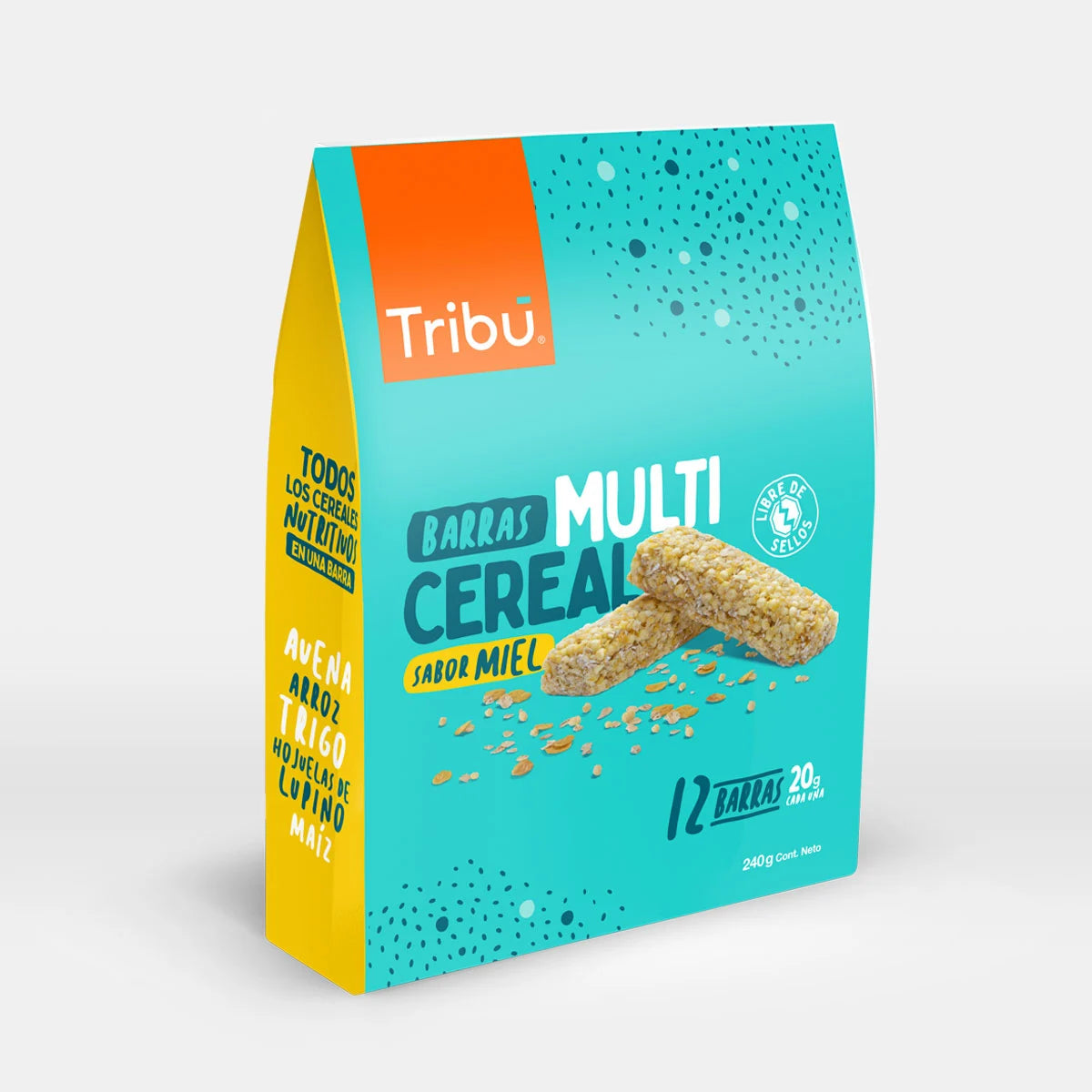 BARRA CEREAL MIEL TRIBÚ 20 GRS (CAJA DOYPACK 12 UNIDADES)