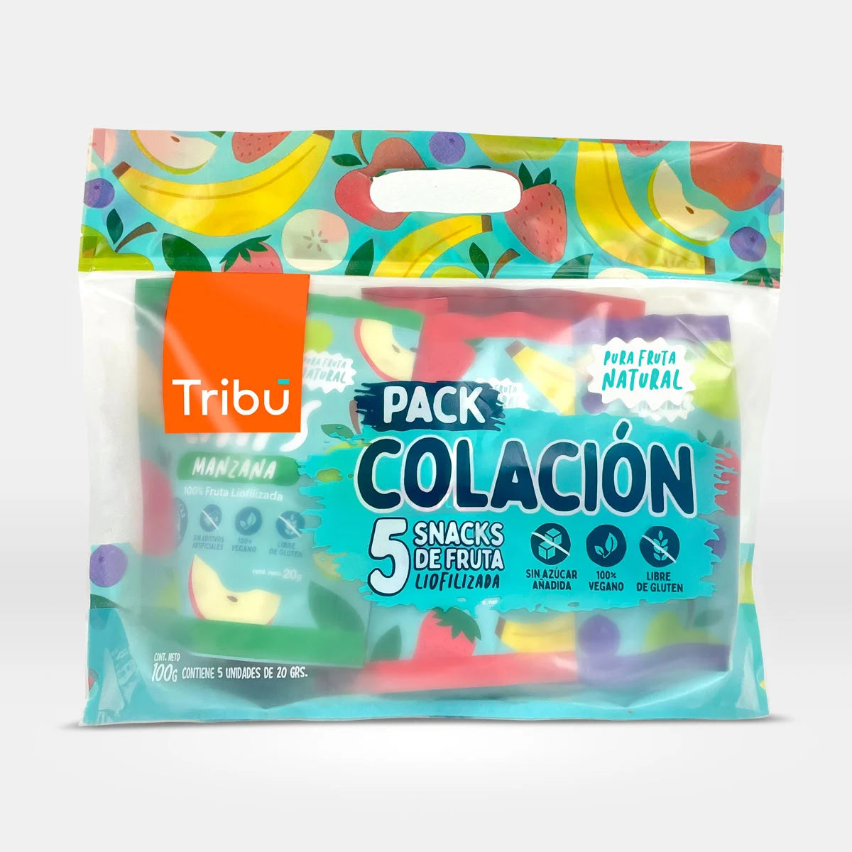 PACK COLACION 5 SNACK CHIPS LIOFILIZADA