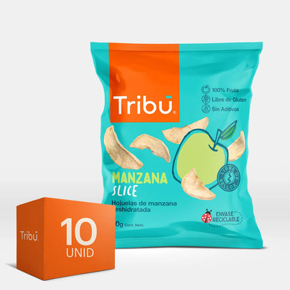 Manzana Slice Deshidratada 20g (10 Unidades)