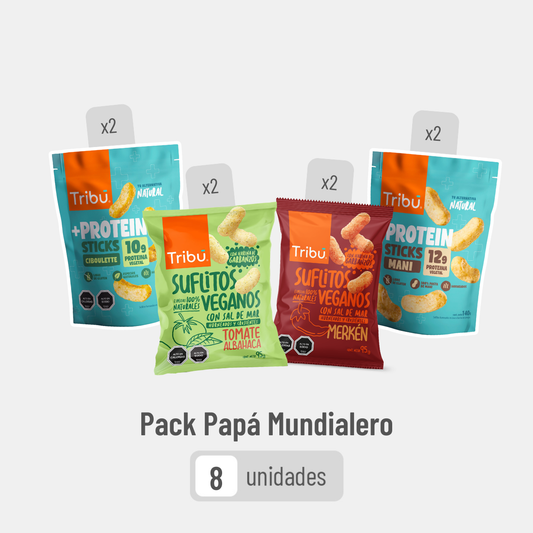 Pack Papá Mundialero (8 unidades XL)